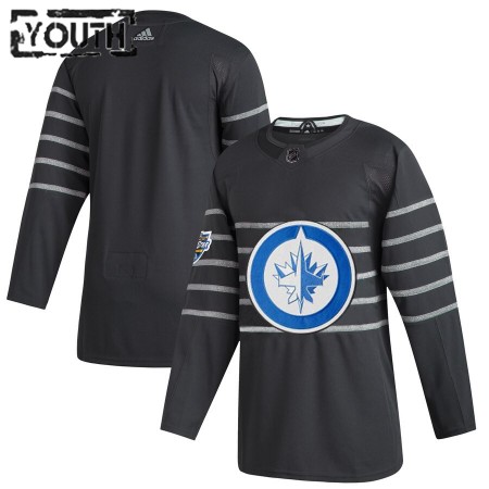 Barn NHL Winnipeg Jets Tröjor Blank Grå Adidas 2020 All-Star Authentic